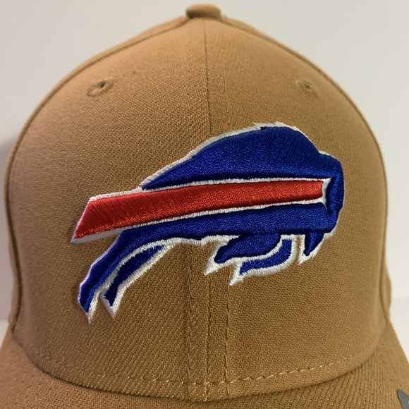 New Era 39Thirty Hat NFL Buffalo Bills Stretch Fit Cap Lt Bronze Medium / Large - Picture 2 of 8